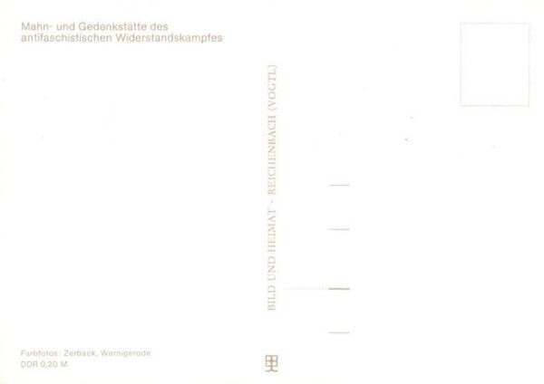 Wernigerode Harz Mahn- und Gedenkstaette des antifaschistischen Widerstandskampf – Bild 2