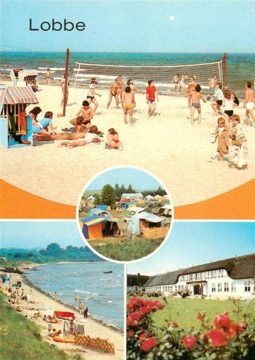 Lobbe Middelhagen Ruegen Strand Beachvolleyball Campingplatz Polytechnische Ober