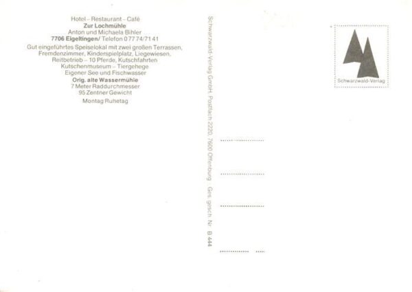 Eigeltingen Hotel Restaurant Zur Lochmuehle – Bild 2