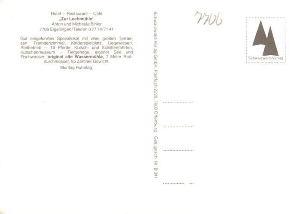 Eigeltingen Hotel Restaurant Zur Lochmuehle Pferdekutschen – Bild 2