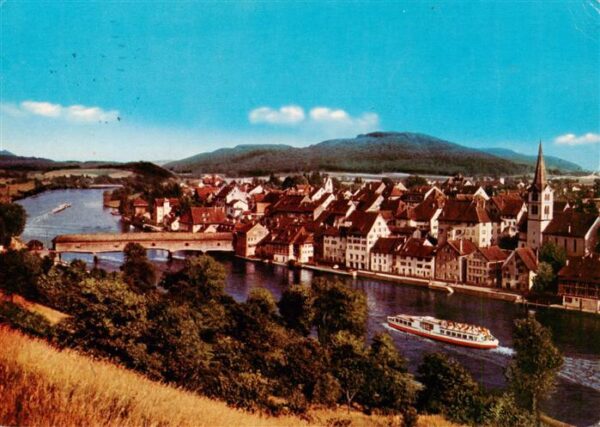 Gailingen Singen BW Blick nach Diessenhofen Schweiz