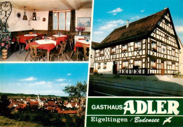 Eigeltingen Gasthaus Adler Gaststube Panorama