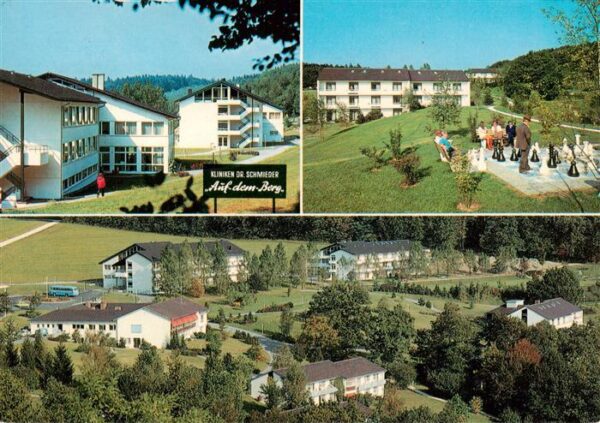 Gailingen Singen BW Kliniken Dr Schmieder Auf dem Berg Gartenschach Panorama