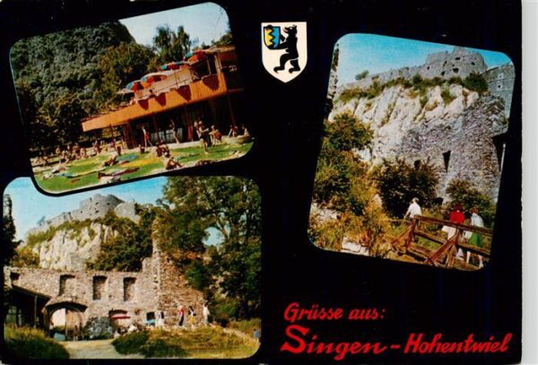 Singen Hohentwiel Aach Schwimmbad Hohentwiel Eugenstor Aufstieg zur Hohentwiel F