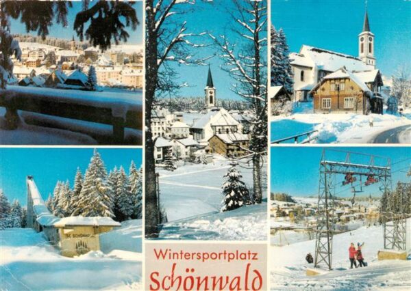 Schoenwald Schwarzwald Teilansichten Heilklimatischer Kurort und Wintersportplat