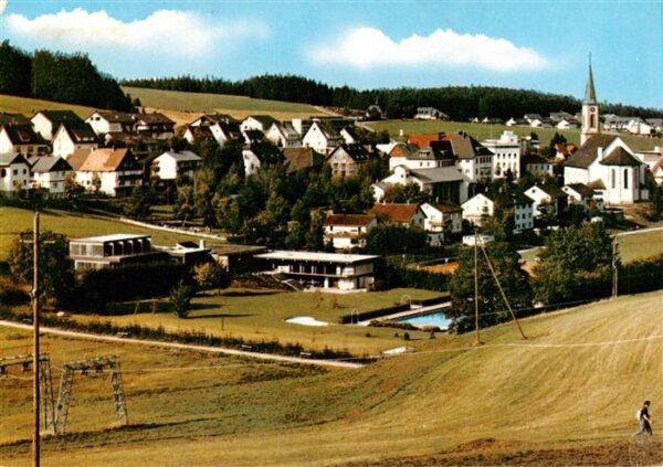 Schoenwald Schwarzwald Panorama Heilklimatischer Kurort und Wintersportplatz
