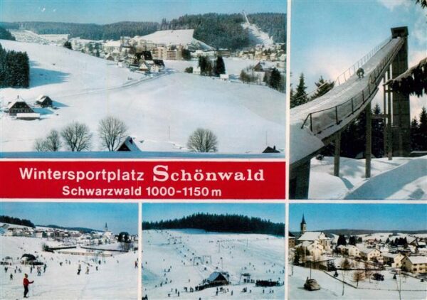 Schoenwald Schwarzwald Panorama Heilklimatischer Kurort und Wintersportplatz Ski