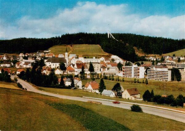 Schoenwald Schwarzwald Panorama Heilklimatischer Kurort und Wintersportplatz