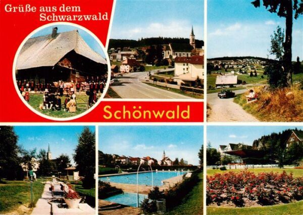 Schoenwald Schwarzwald Teilansichten Heilklimatischer Kurort und Wintersportplat