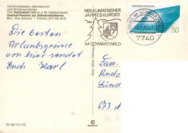 Schoenwald Schwarzwald Gasthof Pension zur Schwarzwaldtanne – Bild 2