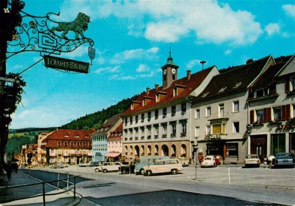 Triberg Marktplatz und Rathaus
