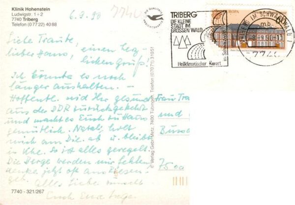 Triberg Klinik Hohenstein – Bild 2