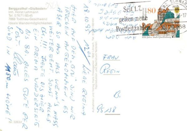 Geschwend Todtnau Baden Gisiboden Kaelbelescheuer Krunkelbachhuette Rappeneckerh – Bild 2