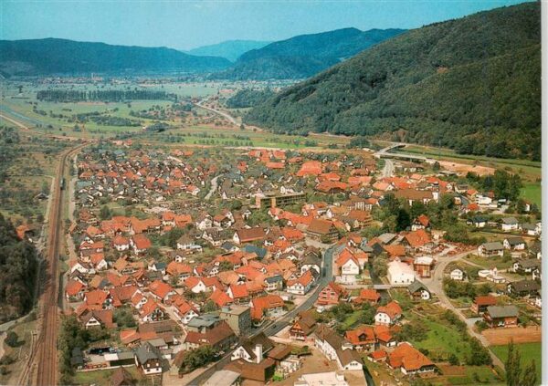 Steinach Kinzigtal Schwarzwald Fliegeraufnahme