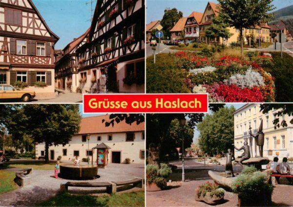 Haslach Kinzigtal Ortspartien Brunnen Skulpturen