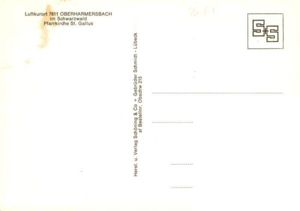 Oberharmersbach Pfarrkirche St Gallus – Bild 2