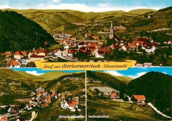 Oberharmersbach Panorama OT Diersbach Jedensbachtal
