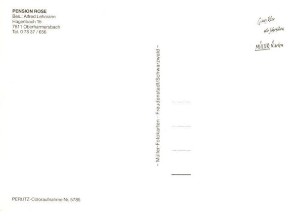 Oberharmersbach Pension Rose – Bild 2