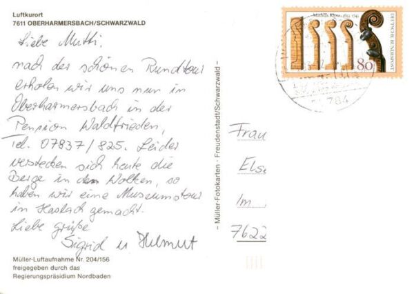 Oberharmersbach Fliegeraufnahme – Bild 2