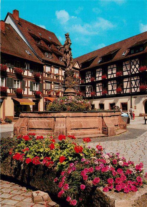 Gengenbach Marktplatz Brunnen