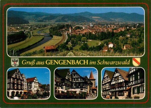 Gengenbach Fliegeraufnahme Ortspartien