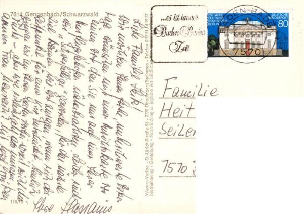 Gengenbach Marktplatz Brunnen Obertor – Bild 2