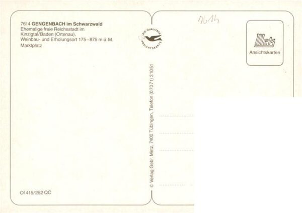 Gengenbach Ortspartie Marktplatz – Bild 2