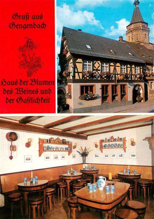 Gengenbach Altes Steinkellerhaus Gastraum