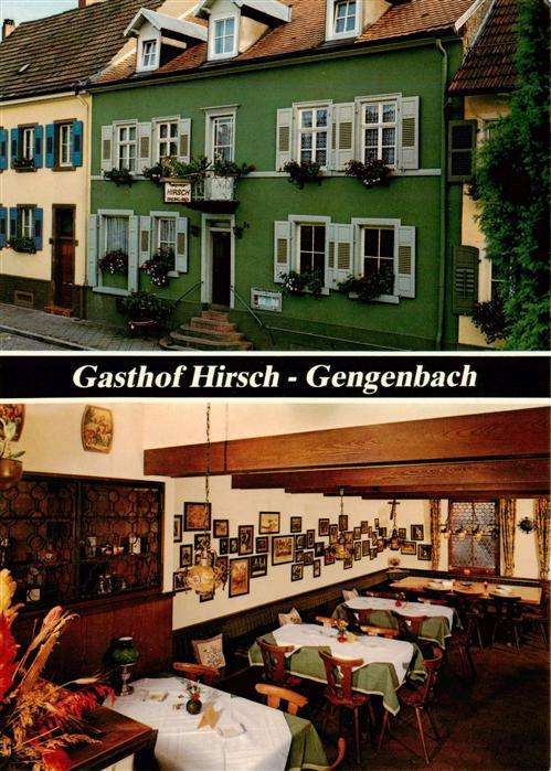 Gengenbach Gasthof Hirsch Gastraum