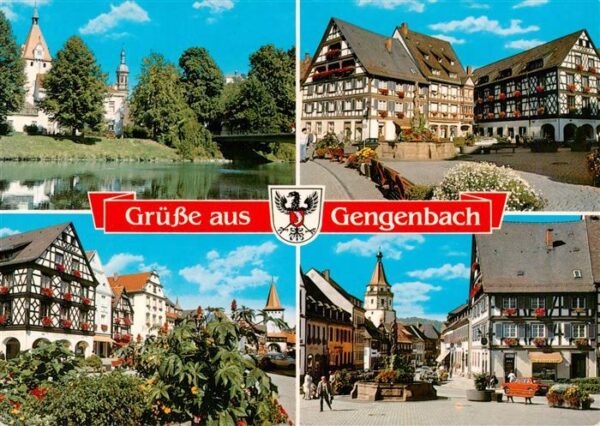 Gengenbach Kinzigpartie Marktplatz Brunnen Obertor