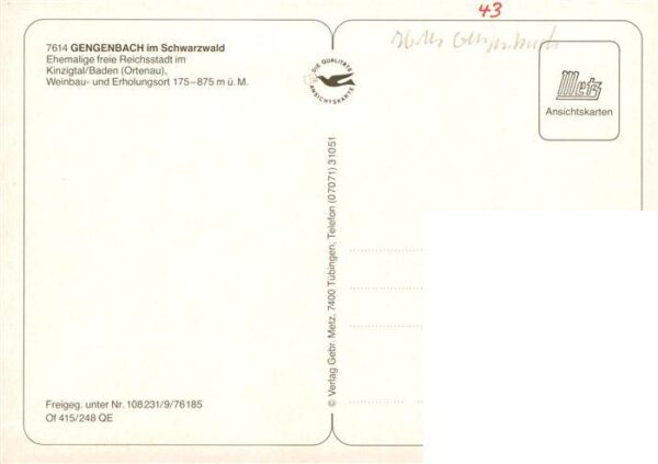 Gengenbach Fliegeraufnahme – Bild 2