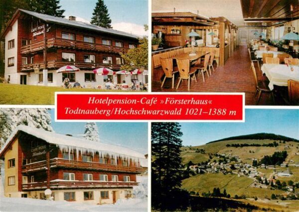 Todtnauberg Hotel Pension Foersterhaus Gaststube Panorama