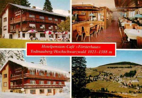Todtnauberg Hotelpension Cafe Foersterhaus Gaststube
