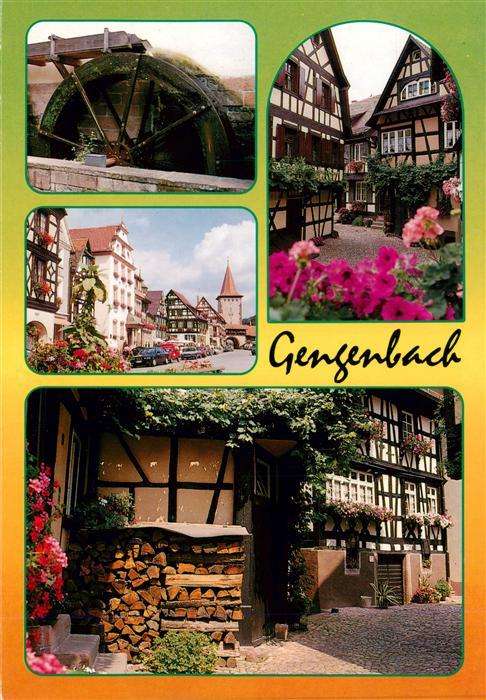 Gengenbach Muehlrad Ortsmotive