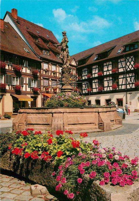 Gengenbach Markt Brunnen