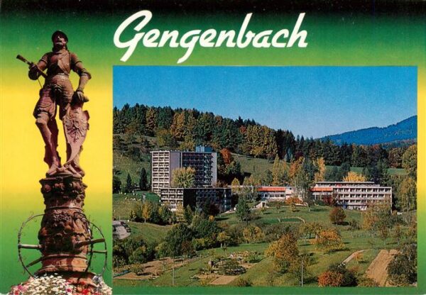 Gengenbach Panorama Brunnenfigur
