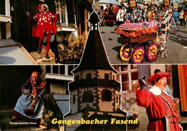 Gengenbach Fasnettreiben Schalk Gengenbacher Hexe