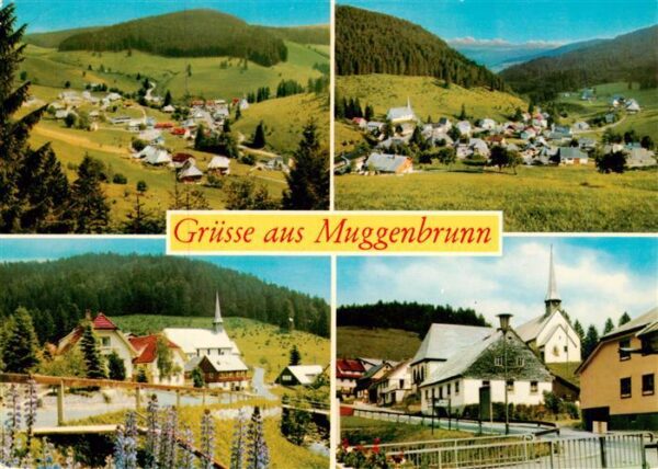 Muggenbrunn Panorama Kirche Ortspartie
