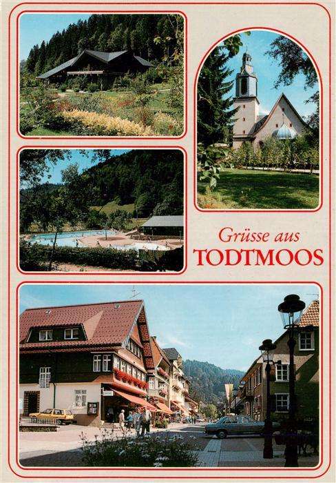 Todtmoos Panorama Freibad Wallfahrtskirche Ortspartie