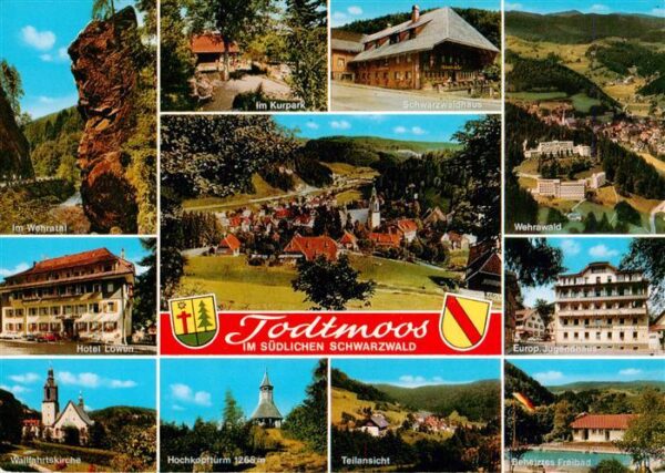 Todtmoos Wehratal Kurpark Schwarzwaldhaus Wehrawald Hotel Loewen Panorama Europ