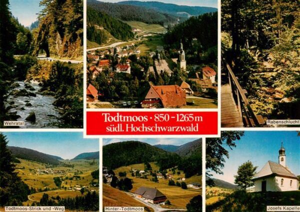 Todtmoos Wehratal Panorama Rabenschlucht Strick und Weg Hinter Todtmoos Josefs K