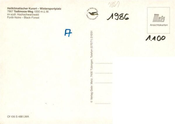 Weg Todtmoos Panorama – Bild 2