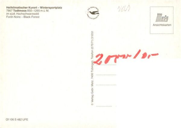 Todtmoos Weg Todtmoos Hintertodtmoos – Bild 2