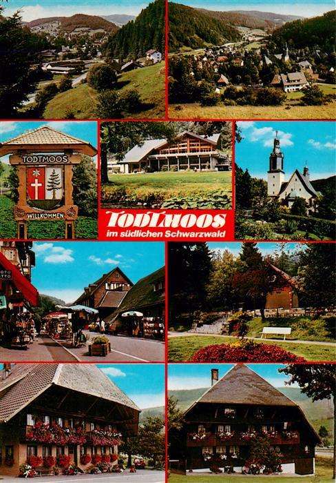 Todtmoos Panorama Kirche Orspartien Schwarzwaldhaeuser