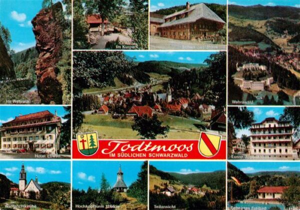 Todtmoos Wehratal Kurpark Schwarzwaldhaus Wehrawald Hotel Loewen Panorama Europ