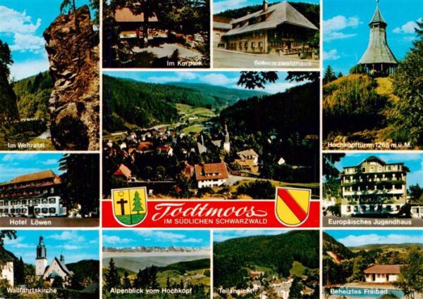 Todtmoos Wehratal Kurpark Schwarzwaldhaus Wehrawald Hotel Loewen Panorama Europ