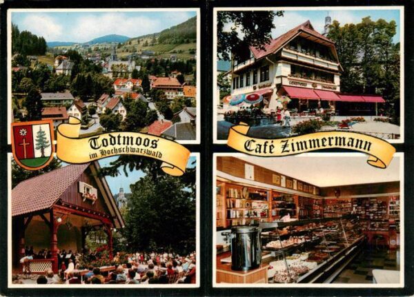 Todtmoos Ortspartie Cafe Zimmermann Gastraum Terrasse
