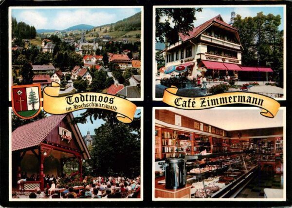 Todtmoos Am Kurpark Cafe Zimmermann Gastraum Terrasse