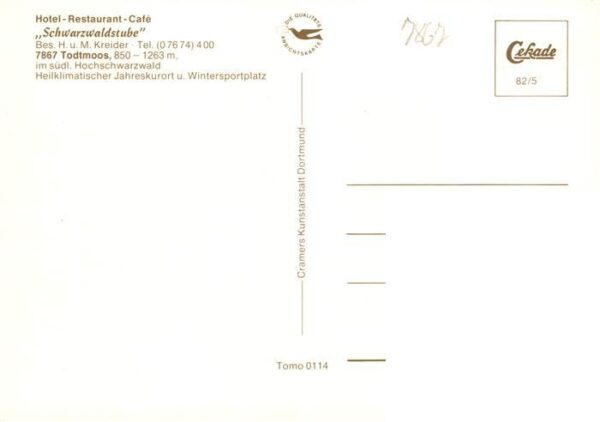 Todtmoos Schwarzwaldstube Hotel Restaurant Gastraeume – Bild 2