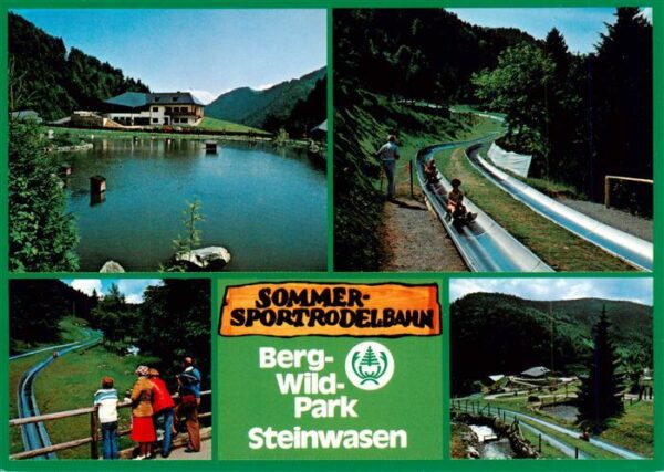 Todtnau Berg Wildpark Steinwasen Seepartie Sommerrodelbahn